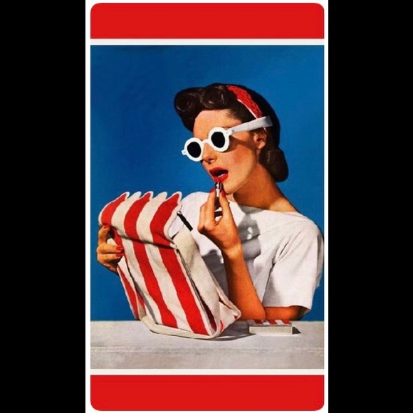 conde nast Other - Beach Towel CONDE NAST”Lipstick” Vintage Inspired